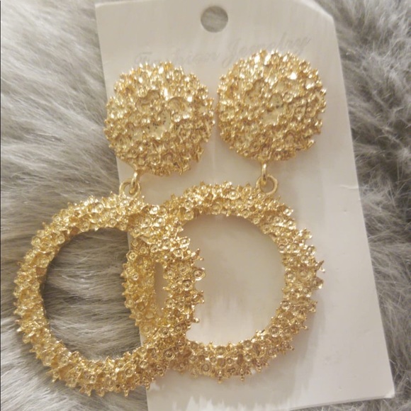 2021 circle gold colore HIGH Quality Hot Women Ear - Picture 3 of 3